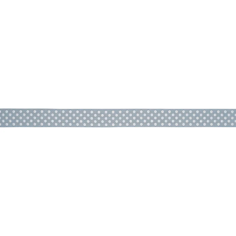 Schumacher Dotted Embroidered Tape trim in Sky (86292)