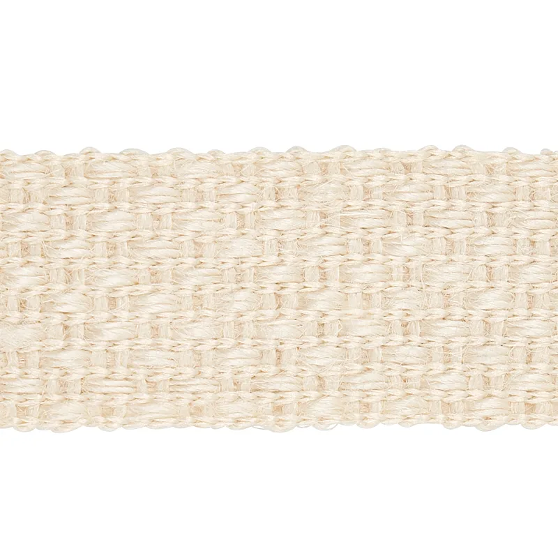 80070 | Duval Jute Tape - Ivory Schumacher Duval Jute Tape trim in Ivory (80070)