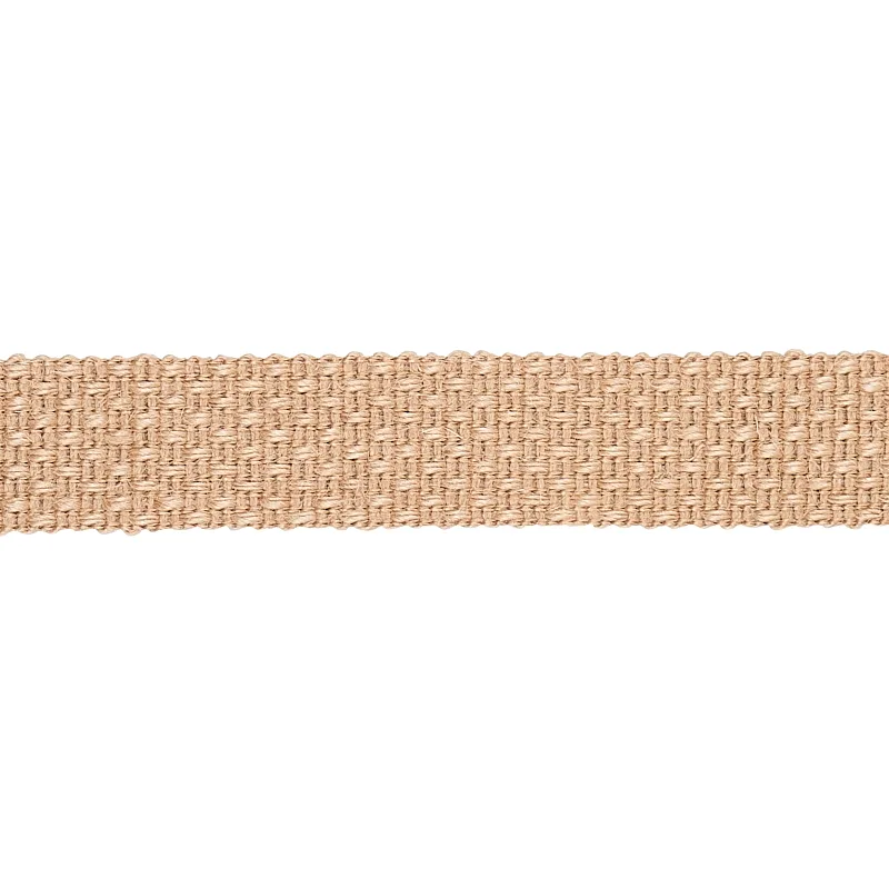 Schumacher Duval Jute Tape trim in Natural (80071)