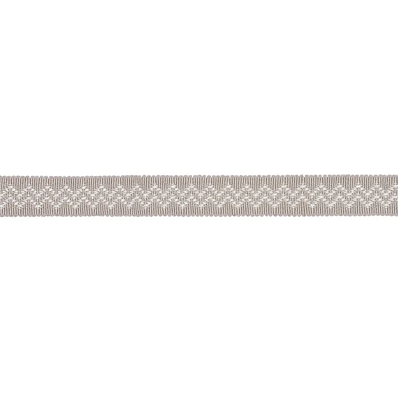 Schumacher Ebba Tape trim in Dove (80291)