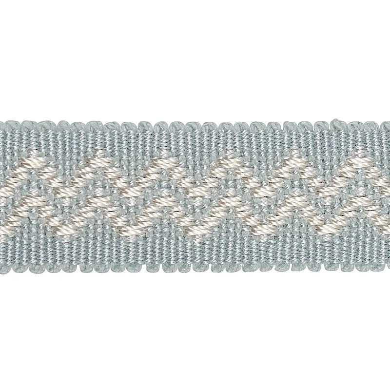 Schumacher Ebba Tape trim in Sky (80290)