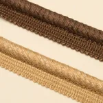 65412 | Edmond Linen Lip Cord - Brown Schumacher Edmond Linen Lip Cord trim in Brown (65412)