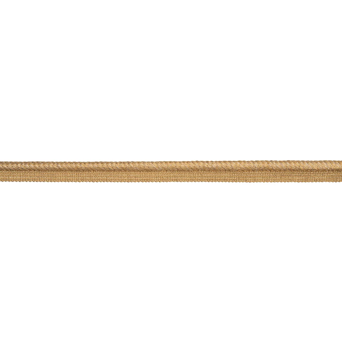 Schumacher Edmond Linen Lip Cord trim in Sand (65413)
