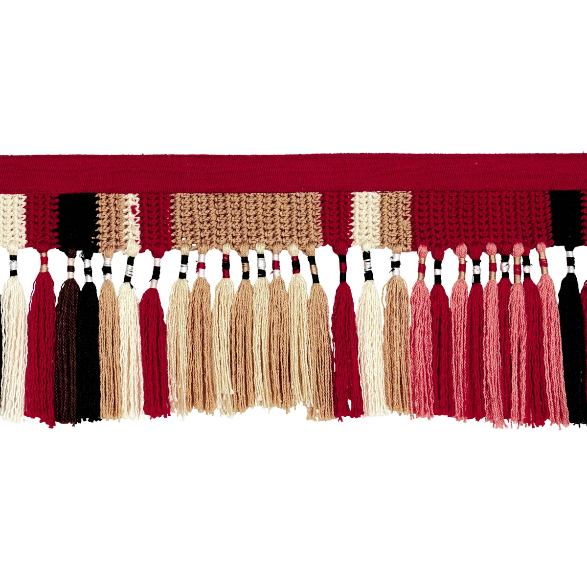 Schumacher El Morocco Handmade Tassel Trim in Warm Multi (82520)