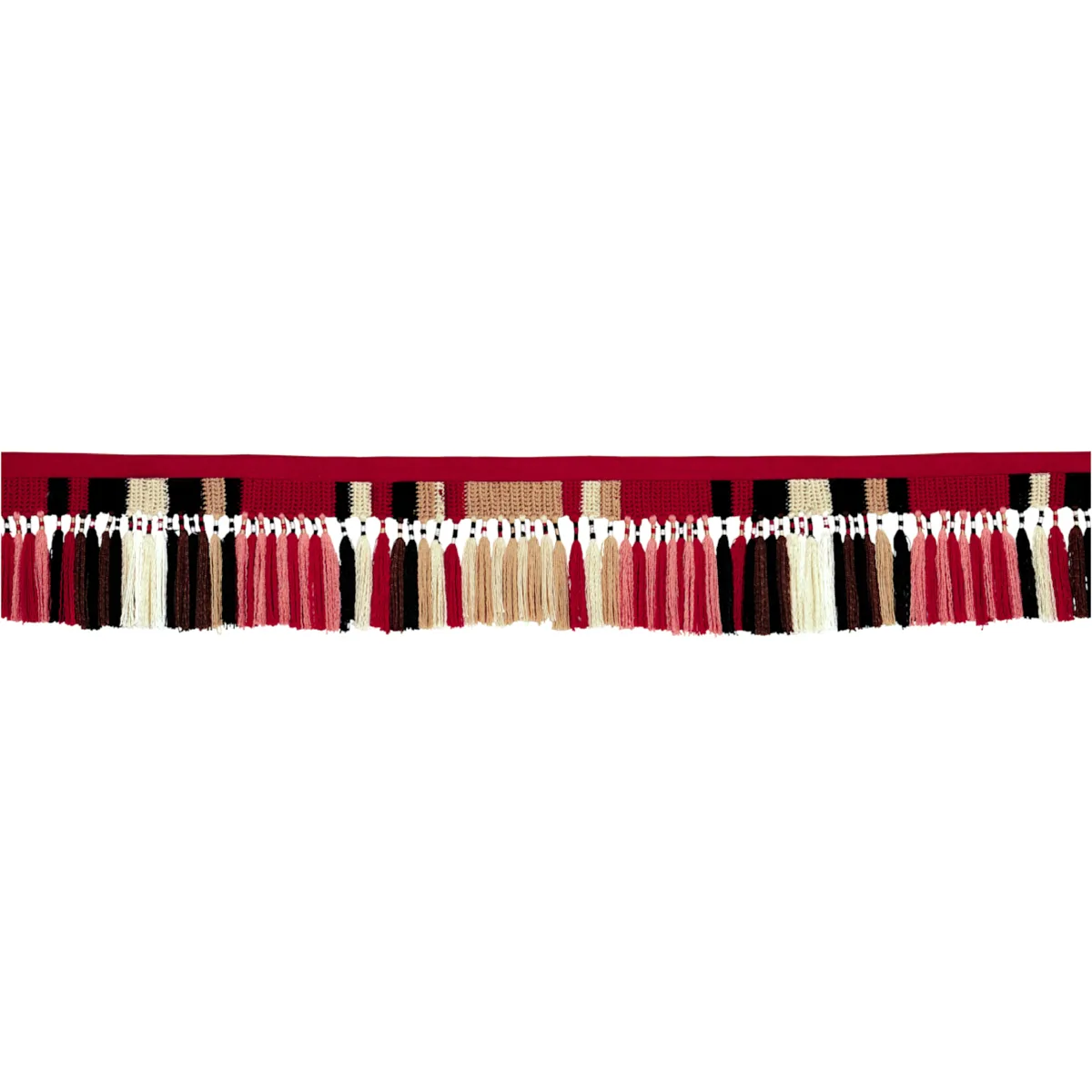 Schumacher El Morocco Handmade Tassel Trim in Warm Multi (82520)