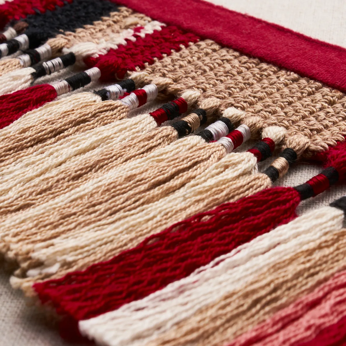 82520 | El Morocco Handmade Tassel Trim - Warm Multi Schumacher El Morocco Handmade Tassel Trim in Warm Multi (82520)