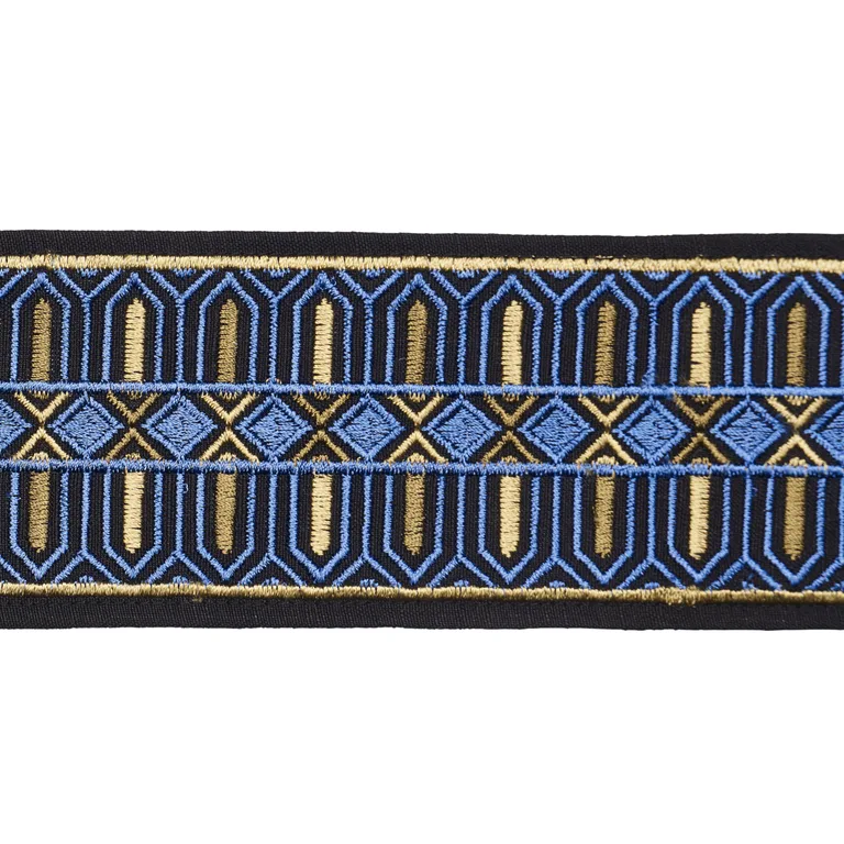 Schumacher Elisabetta Tape trim in Lapis (86140)