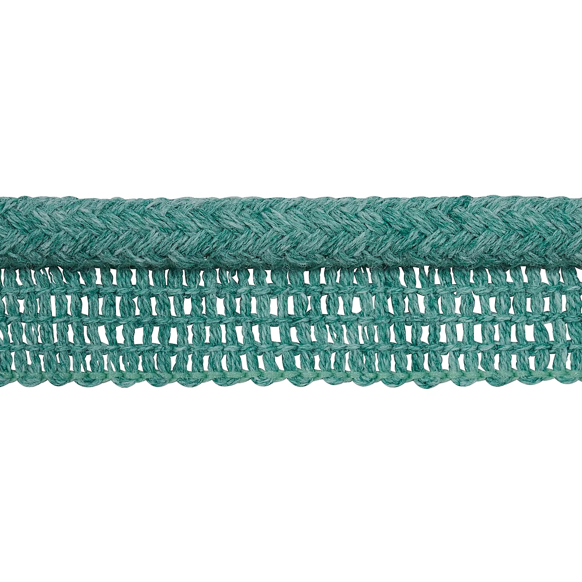 Schumacher Eubie Lip Cord Indoor/Outdoor trim in Aqua (72427)