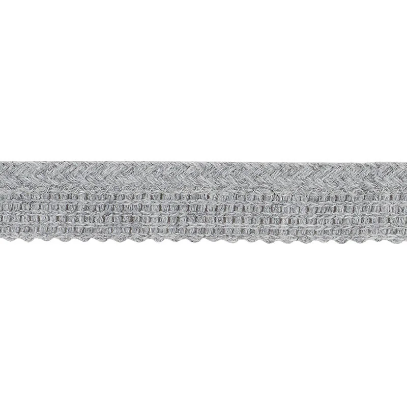 Schumacher Eubie Lip Cord Indoor/Outdoor trim in Grey (72423)