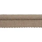 72428 | Eubie Lip Cord Indoor/Outdoor - Linen Schumacher Eubie Lip Cord Indoor/Outdoor trim in Linen (72428)