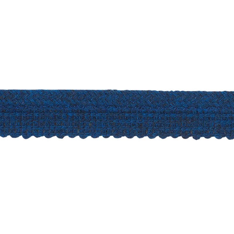 Schumacher Eubie Lip Cord Indoor/Outdoor trim in Navy (72425)