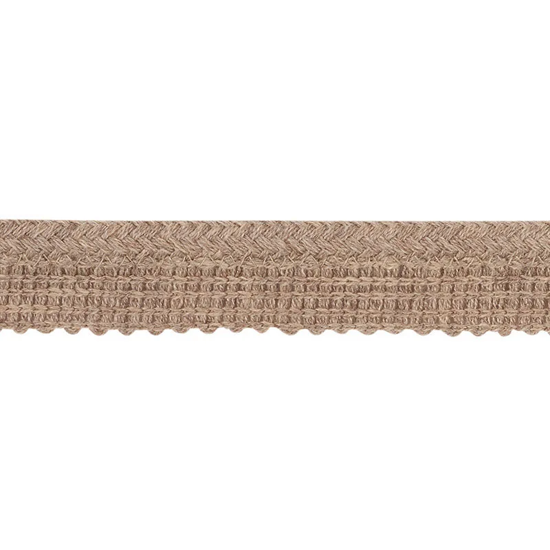 Schumacher Eubie Lip Cord Indoor/Outdoor trim in Taupe (72421)