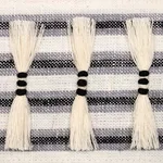 81201 | Eyelash Fringe - Black Schumacher Eyelash Fringe trim in Black (81201)