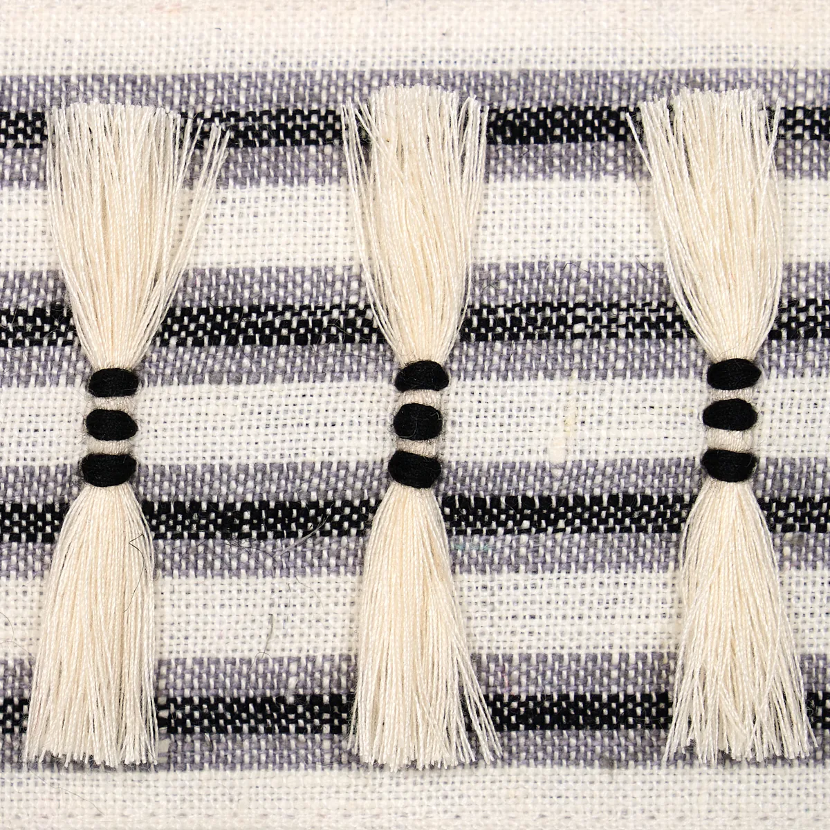 81201 | Eyelash Fringe - Black Schumacher Eyelash Fringe trim in Black (81201)