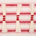 81202 | Eyelash Fringe - Red Schumacher Eyelash Fringe trim in Red (81202)