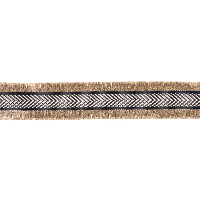 Schumacher Felicity Fringe Trim in Black (86373)
