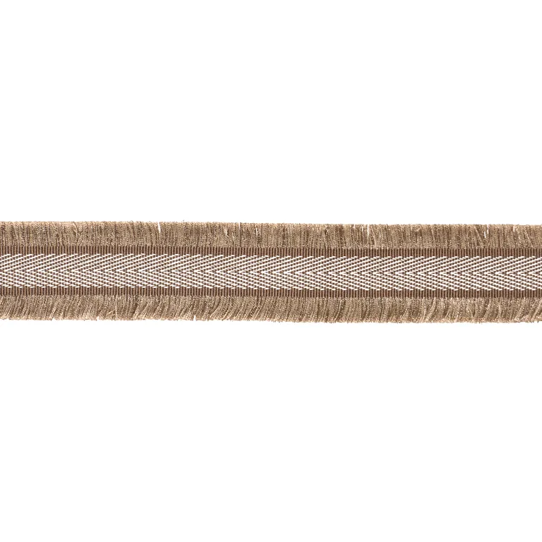 Schumacher Felicity Fringe Trim in Brown (86370)