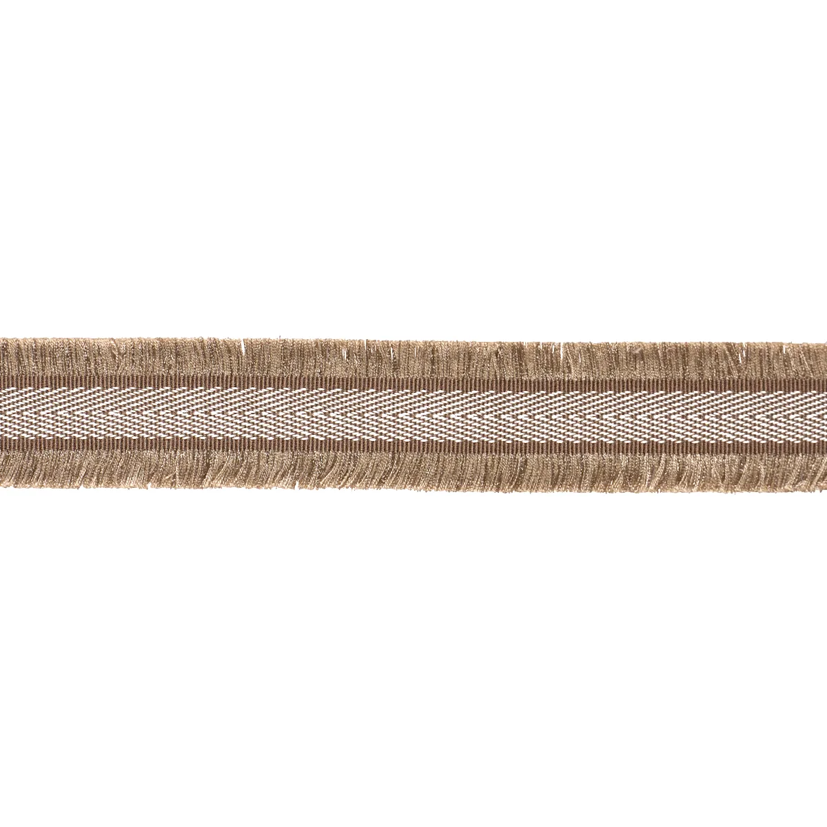Schumacher Felicity Fringe Trim in Brown (86370)