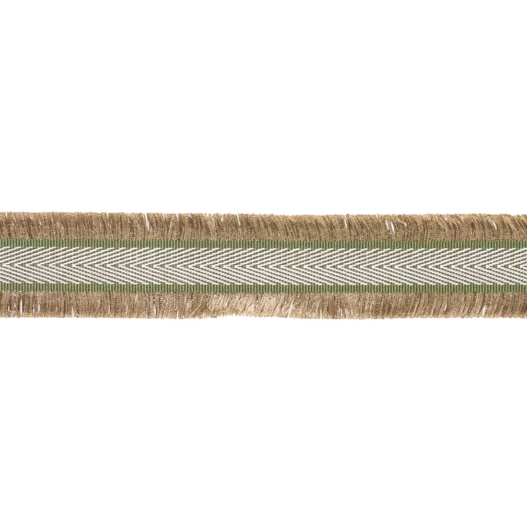 Schumacher Felicity Fringe Trim in Leaf (86372)