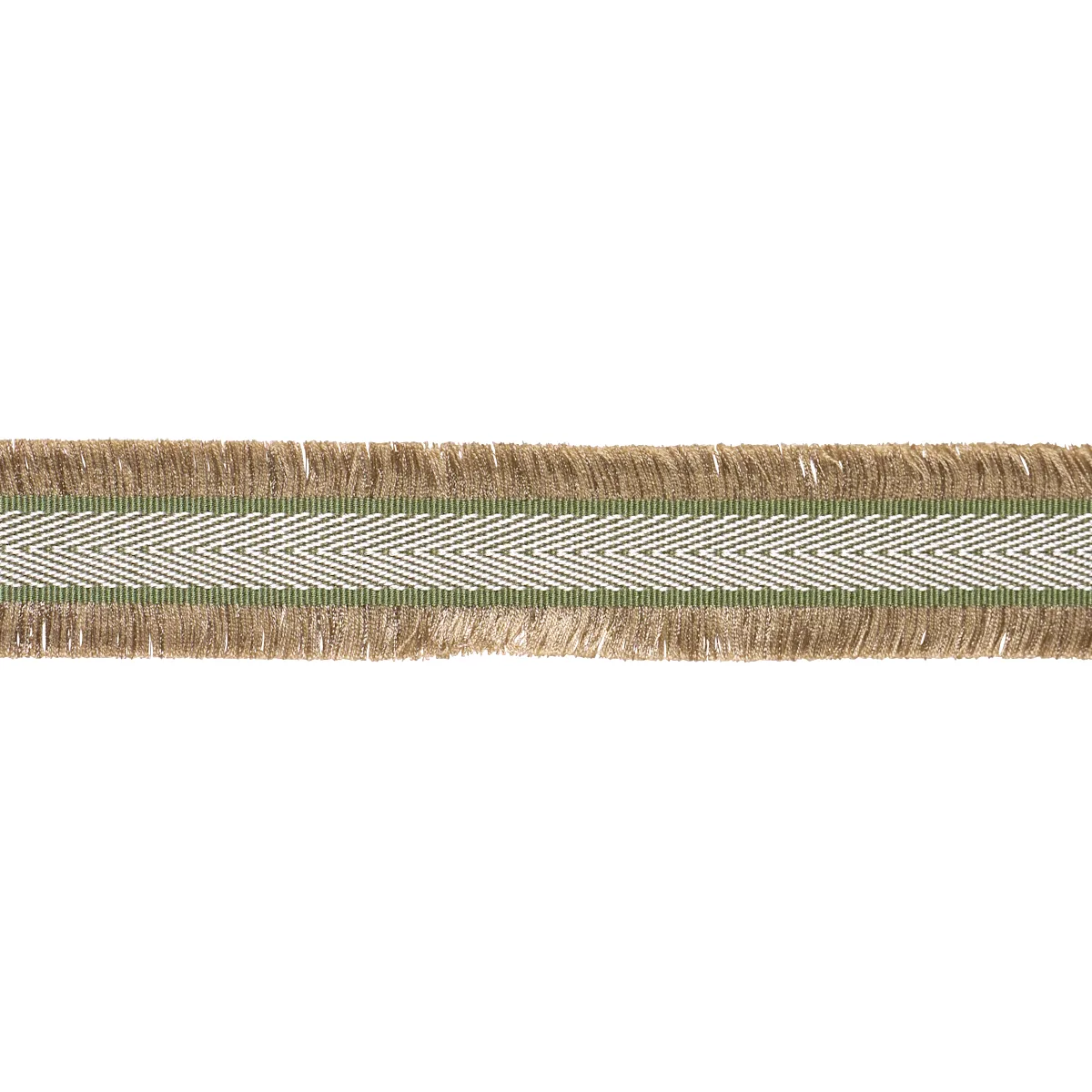 Schumacher Felicity Fringe Trim in Leaf (86372)