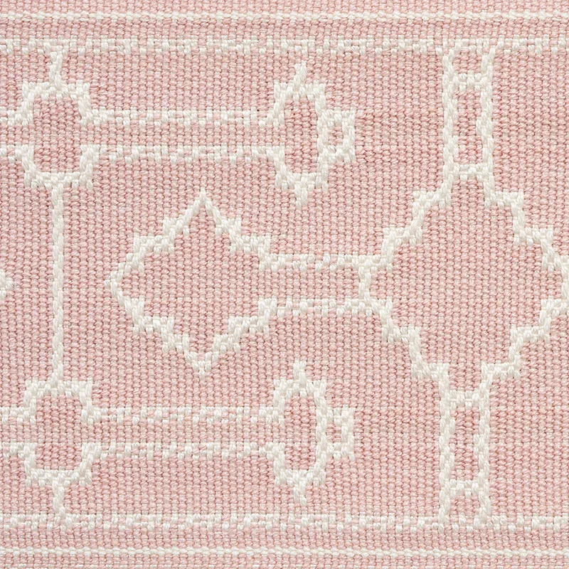 Schumacher Filbert Tape trim in Blush (75280)