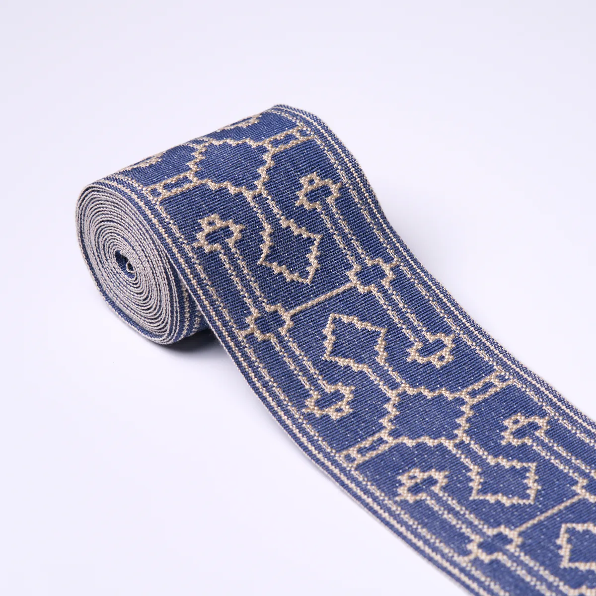 75289 | Filbert Tape - Denim Schumacher Filbert Tape trim in Denim (75289)