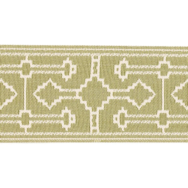 Schumacher Filbert Tape trim in Green (75287)