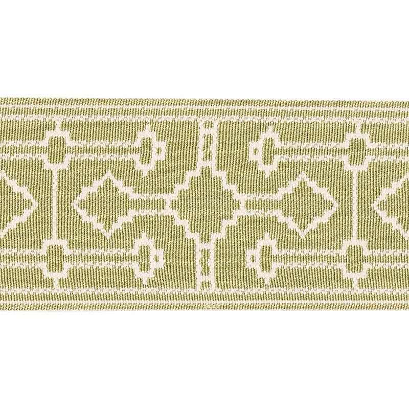 Schumacher Filbert Tape trim in Green (75287)