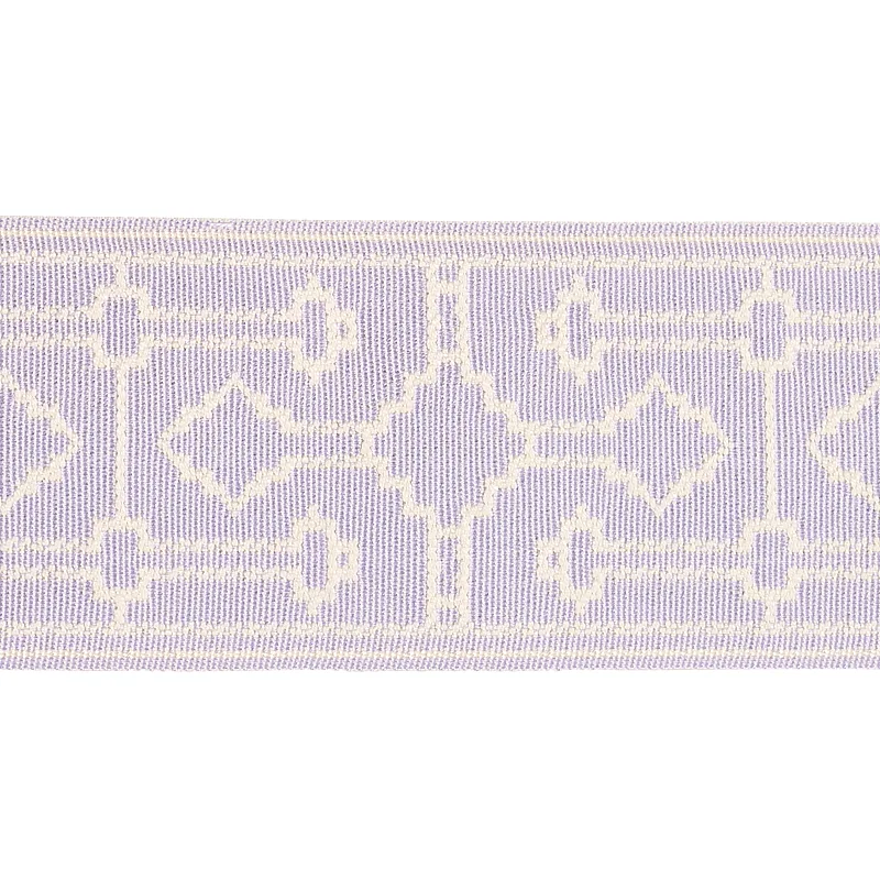 Schumacher Filbert Tape trim in Lilac (75285)