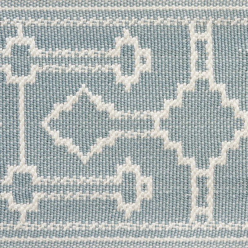 Schumacher Filbert Tape trim in Mineral (75281)