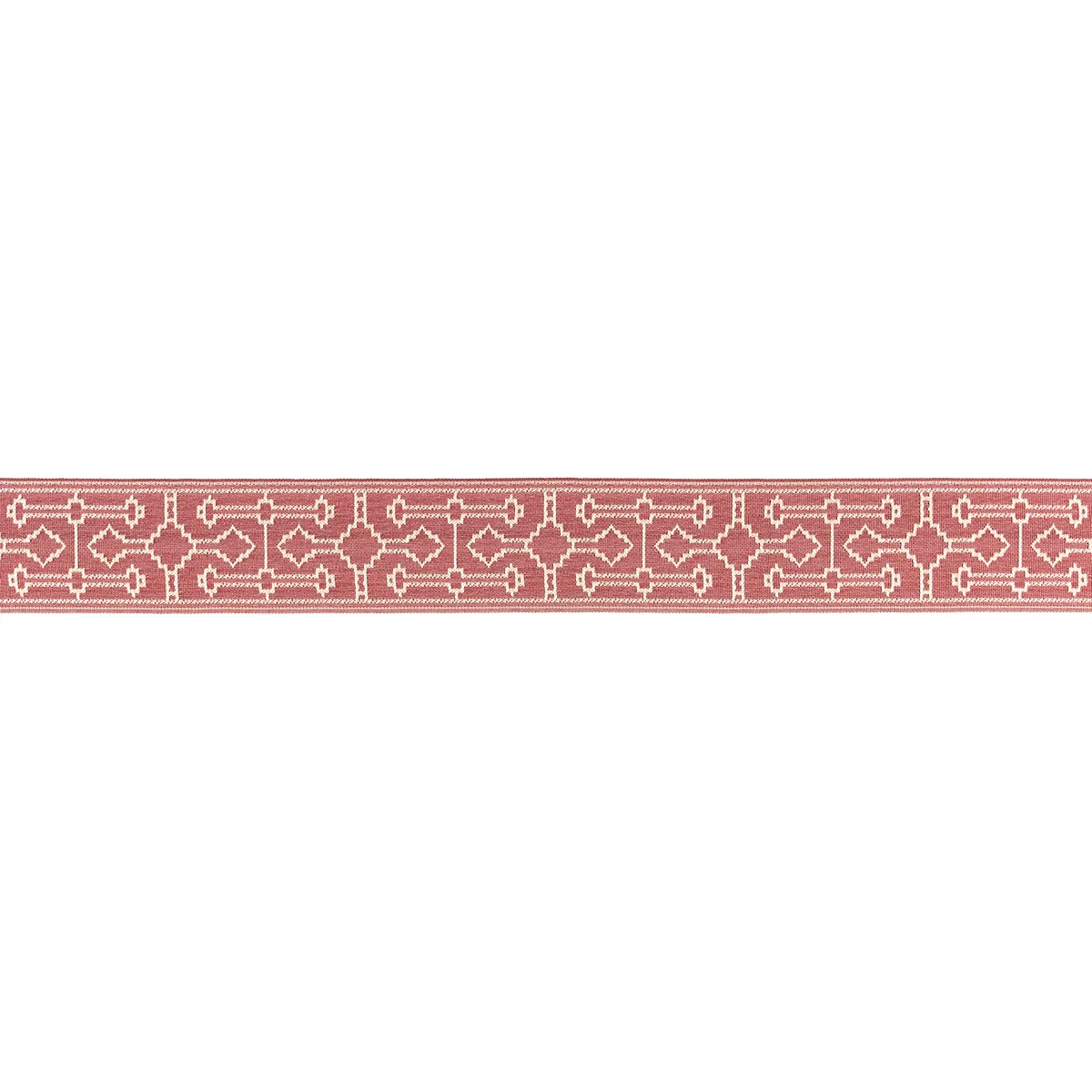 Schumacher Filbert Tape trim in Rose (85210)