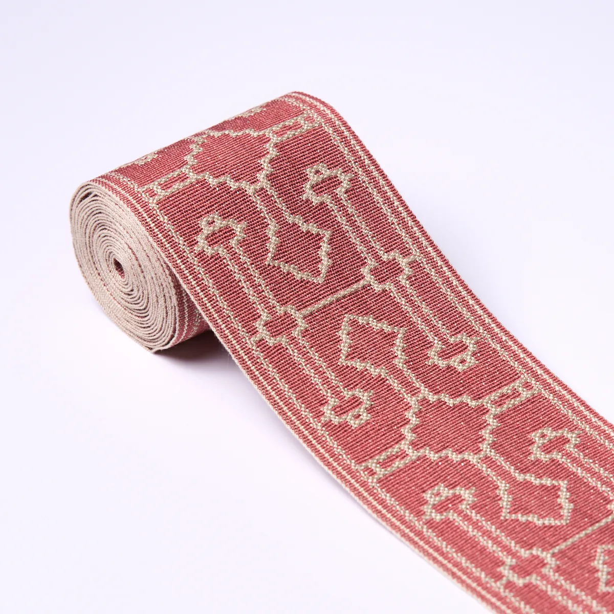 85210 | Filbert Tape - Rose Schumacher Filbert Tape trim in Rose (85210)
