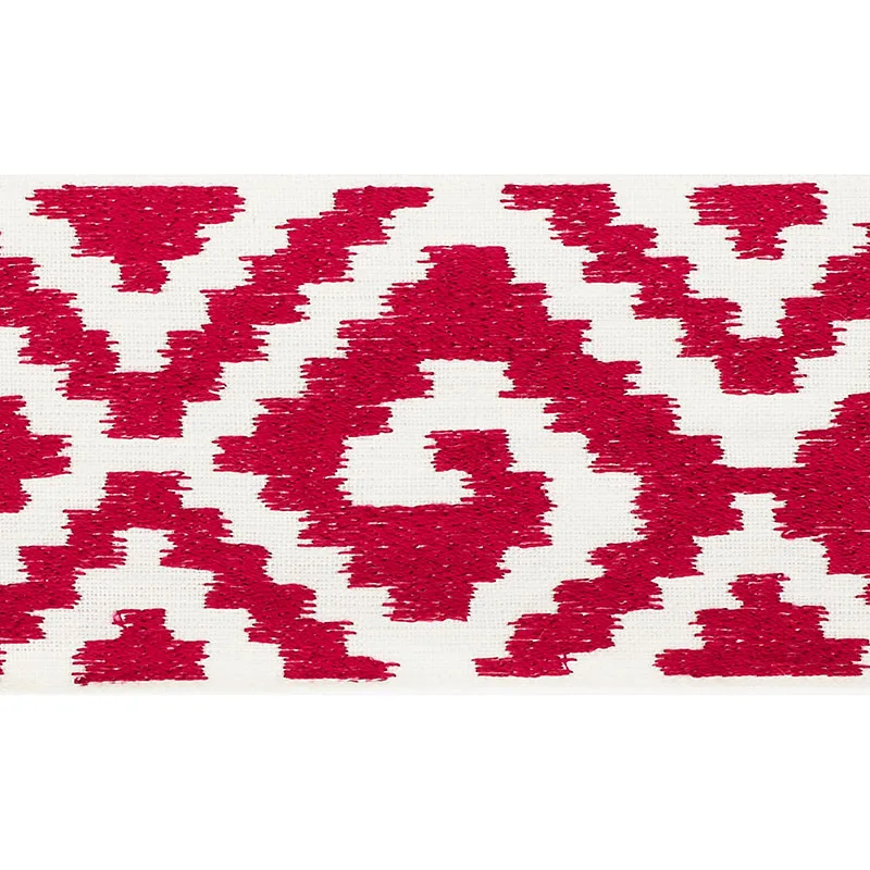 Schumacher Fillmore Tape trim in Fuchsia (70604)