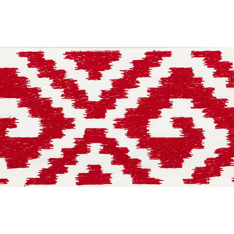 Schumacher Fillmore Tape trim in Red (70605)