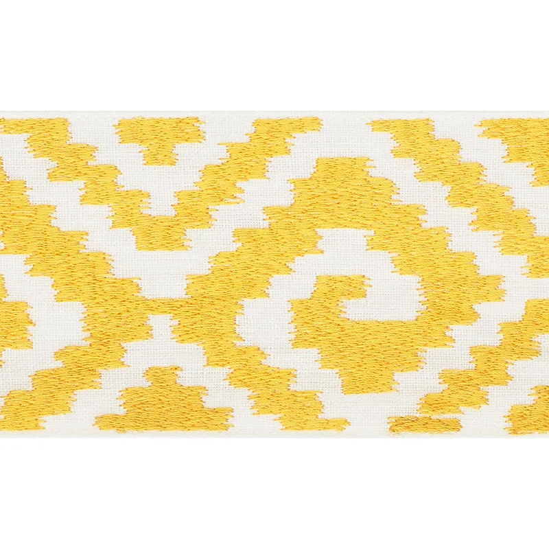 Schumacher Fillmore Tape trim in Yellow (70601)