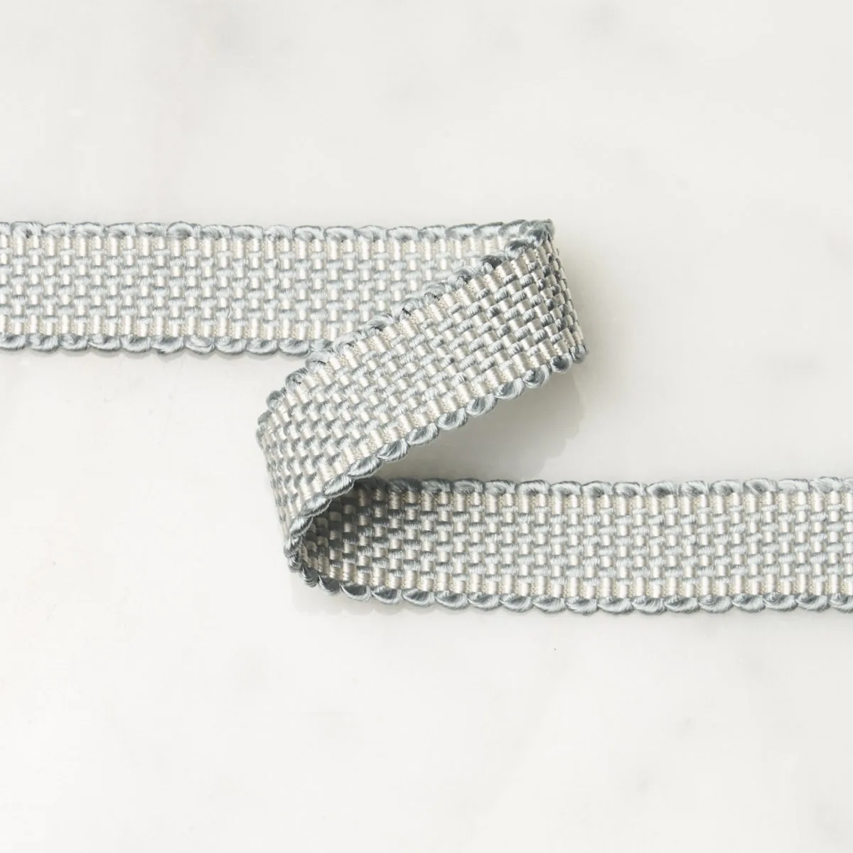 83362 | Frances Silk Gimp - Mineral Schumacher Frances Silk Gimp trim in Mineral (83362)