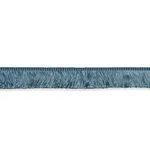 74592 | Francois Silk Brush Fringe - Cadet Schumacher Francois Silk Brush Fringe trim in Cadet (74592)