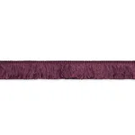 74595 | Francois Silk Brush Fringe - Eggplant Schumacher Francois Silk Brush Fringe trim in Eggplant (74595)
