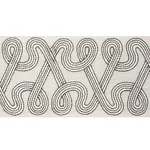 Schumacher Freeform Embroidered Tape trim in Dove (76730)
