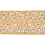 76735 | Freeform Embroidered Tape - Maize Schumacher Freeform Embroidered Tape trim in Maize (76735)