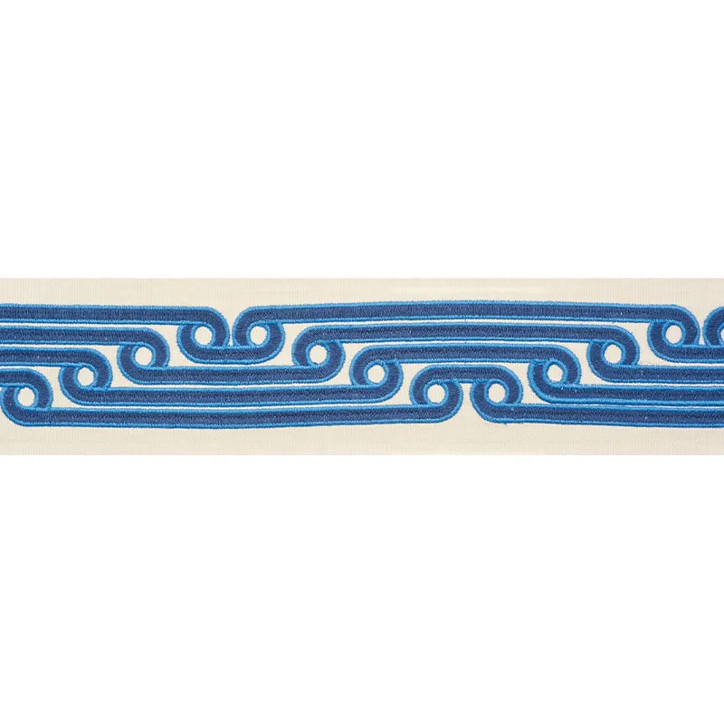 Schumacher Galloway Tape trim in Blue (77210)