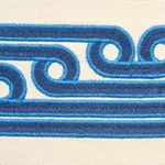 77210 | Galloway Tape - Blue Schumacher Galloway Tape trim in Blue (77210)