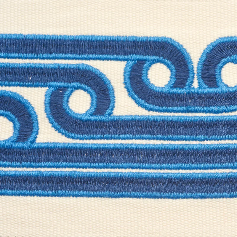 77210 | Galloway Tape - Blue Schumacher Galloway Tape trim in Blue (77210)