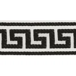 72395 | Ganton Tape Indoor/Outdoor - Black Schumacher Ganton Tape Indoor/Outdoor trim in Black (72395)