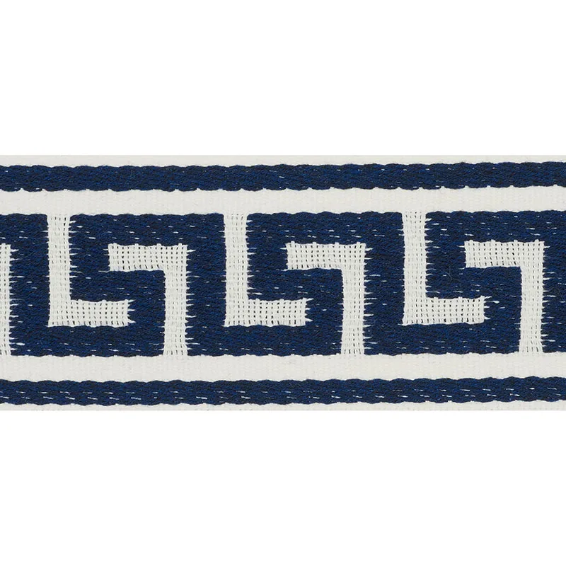 Schumacher Ganton Tape Indoor/Outdoor trim in Navy (72394)