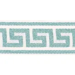 Schumacher Ganton Tape Indoor/Outdoor trim in Teal (72396)