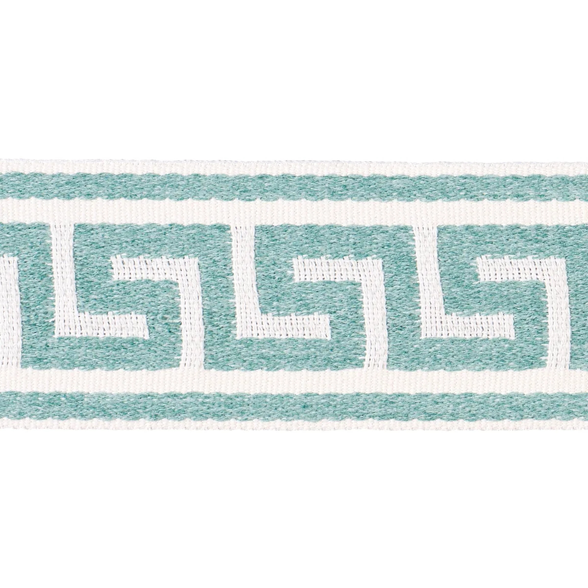 Schumacher Ganton Tape Indoor/Outdoor trim in Teal (72396)