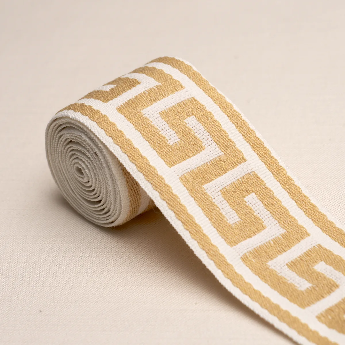 Schumacher Ganton Tape Indoor/Outdoor trim in Yellow (72398)