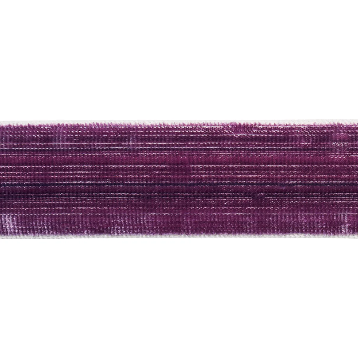 Schumacher Gaspard Velvet Tape Narrow trim in Eggplant (81293)