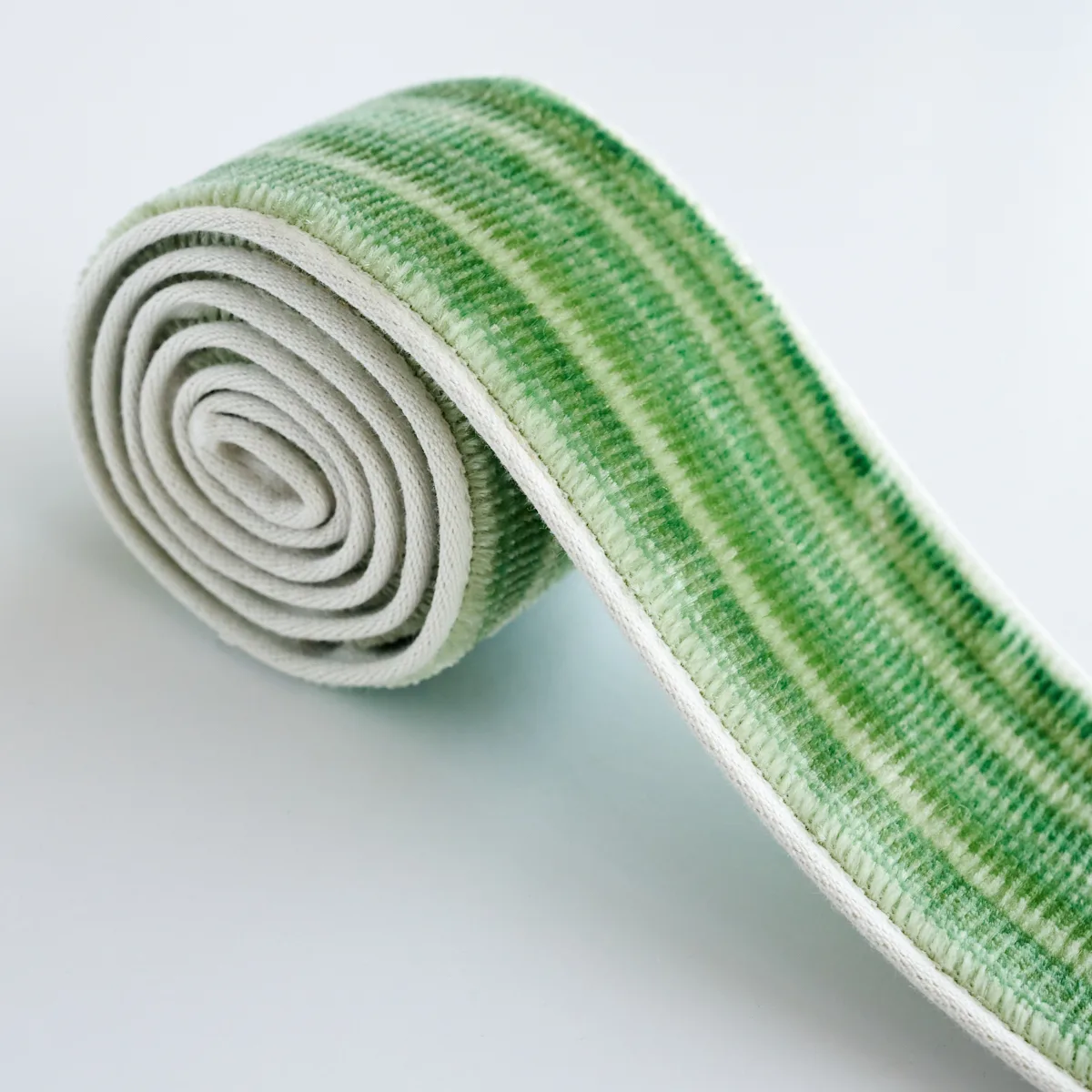Schumacher Gaspard Velvet Tape Narrow trim in Emerald (81290)